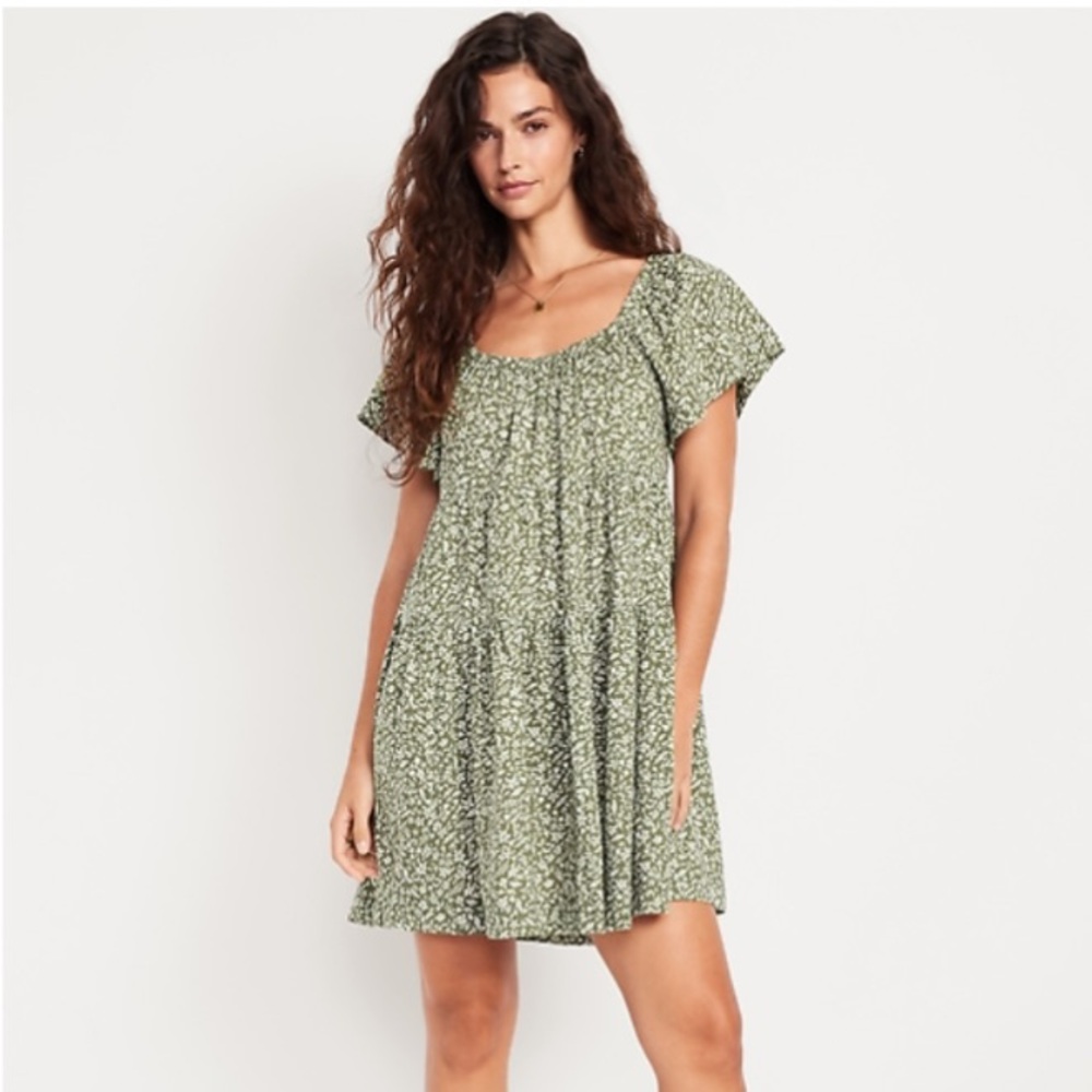 Old Navy Mini Floral Swing Dress